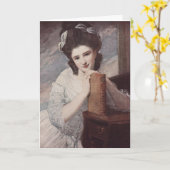 Ein gutes Buch Karte (Gelbe Blume)