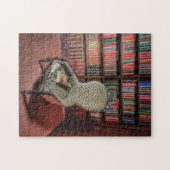 Ein gutes Buch und ein bequemer Stuhl Puzzle (Horizontal)