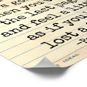 Ein gutes Buch verlor einen Freund Paul Sweeney Zi Poster (Ecke)