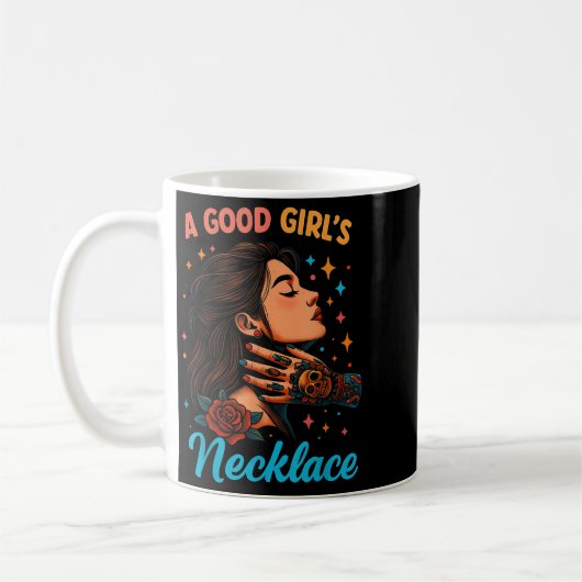 Ein gutes Girl's Lieblings-Zitat Kaffeetasse (Links)