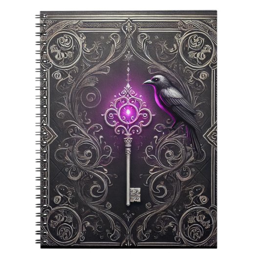 Ein gutes gotisches Notizbuch-Design mit einem lil Notizblock (Vorderseite)