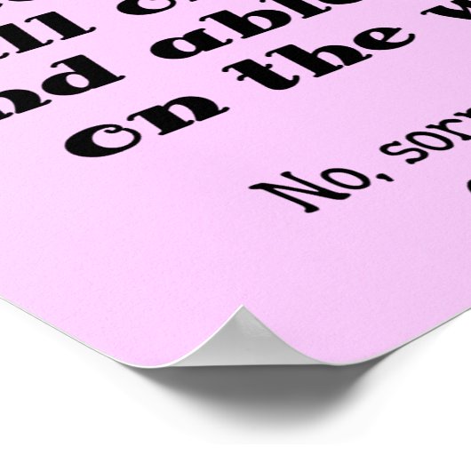 Ein gutes Mann-lustiges Kaffeepulver-Zeichen Poster (Ecke)