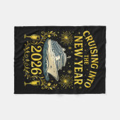 Ein gutes neues Jahr 2026 Fleecedecke (Vorderseite (Horizontal))