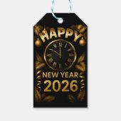 "Ein gutes neues Jahr 2026" Geschenkanhänger (Rückseite)