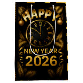 "Ein gutes neues Jahr 2026" Mittlere Geschenktüte (Rückseite)