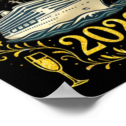 Ein gutes neues Jahr 2026 Poster (Ecke)