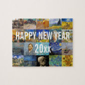 Ein gutes neues Jahr mit Van Gogh's Patchwork Puzzle (Horizontal)
