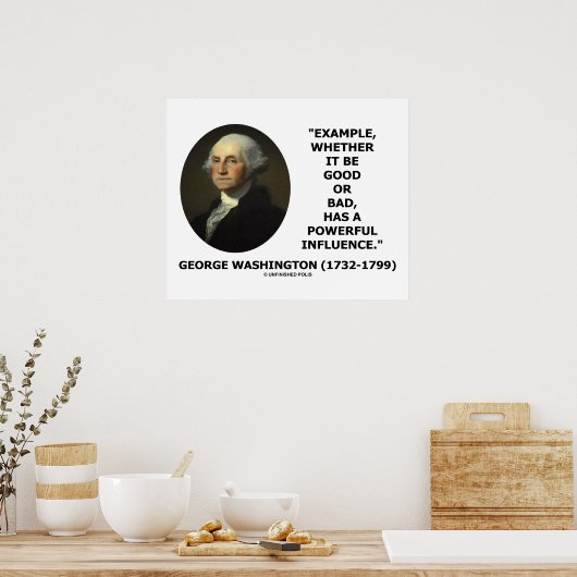 Ein gutes oder schlechtes Beispiel für einen stark Poster (Küche)