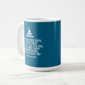 Ein gutes Schiff wird durch einen irischen Freunds Kaffeetasse (Vorderseite Links)