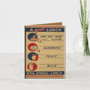 Ein gutes Schulessen Karte