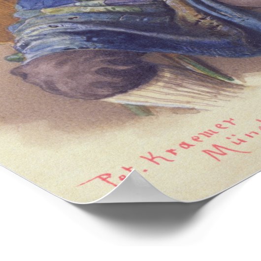 Ein gutes Vintag Poster (Ecke)