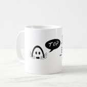 ein Gütesiegel, Pinnepedia- Billigung.  Kaffeetasse (Vorderseite Links)