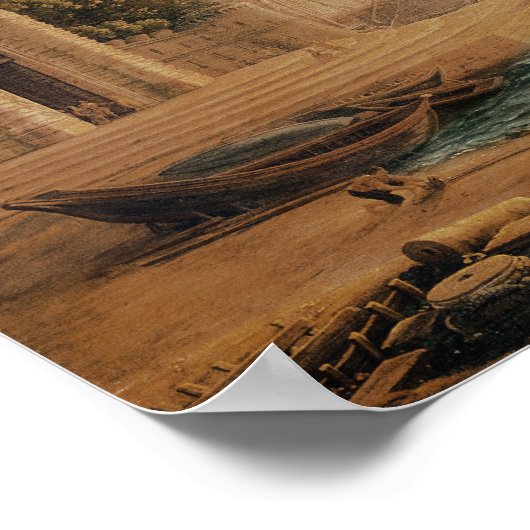 Ein Hafen, 1639 Poster (Ecke)