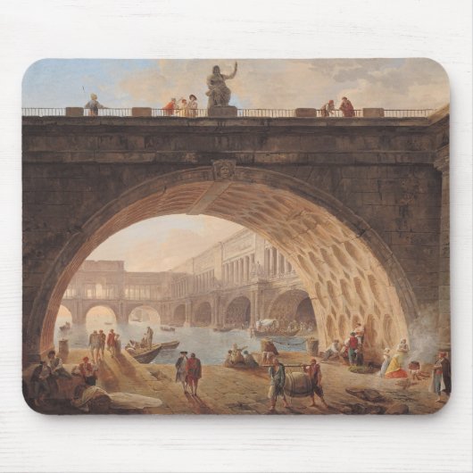 Ein Hafen, c.1760 Mousepad (Vorne)