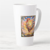 Ein Hahn Latte Mug Milchtasse (Rechte Ecke)