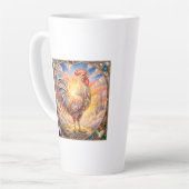 Ein Hahn Latte Mug Milchtasse (Linke Ecke)