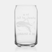 Ein Haiglass kann sein Dosenglas (Rückseite)