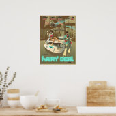 Ein Hairy Deal Poster (Küche)