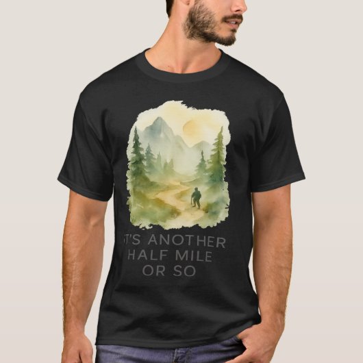 Ein halber Kilometer mehr Wandern Bergwanderer Ruc T-Shirt (Vorderseite)