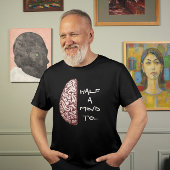 Ein halber Mind Shirt Dunkler T - Shirt