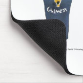 Ein halbes Liter von Guinneß Mousepad (Ecke)