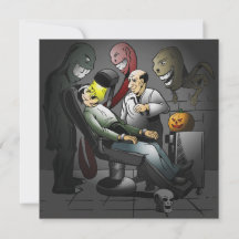 Ein Halloween-Abend bei der Zahnarzteinladung