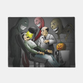 Ein Halloween-Abend beim Zahnarzt Fußmatte (Vorderseite)
