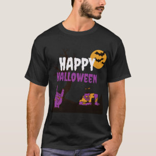 Ein Halloween-Abend voller Schrecken. T-Shirt