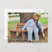 Ein Halloween-Bär Postkarte (Vorne/Hinten)