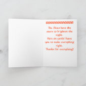 Ein Halloween-Danke Dankeskarte (Innenseite)