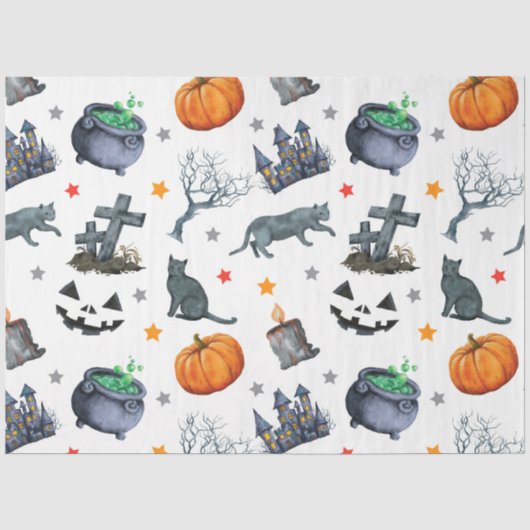 Ein Halloween-Design 1 Seidenpapier (Vorderseite)