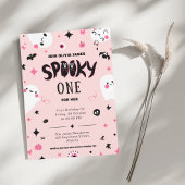 Ein halloween Mädchen 1. Geburtstag Einladung