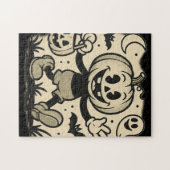 Ein Halloween-Puzzle mit retro Comic-Book-Atmosphä Puzzle (Horizontal)