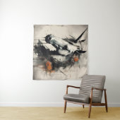 Ein Halloween Unicorn Wandteppich (Beispiel (Horizontal))