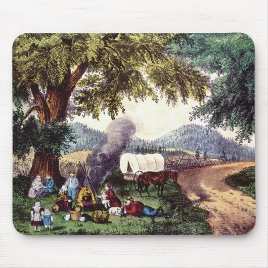 Ein Halt durch den Straßenrand Mousepad (Vorne)