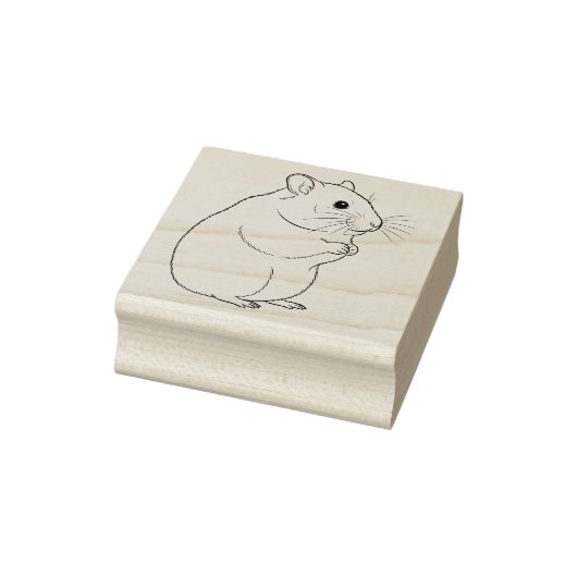 Ein Hamster Gummistempel (Stempel)