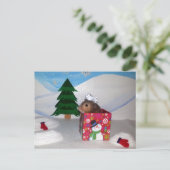 Ein Hamstery-Geschenk! Postkarte (Stehend Vorderseite)