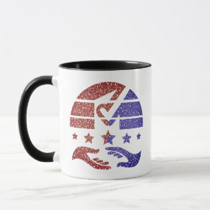Ein Handshake zum Wandel Tasse