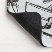 Ein Handtaschendieb die auf Lager Mousepad (Ecke)