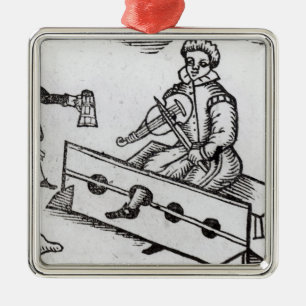 Ein Handtaschendieb die auf Lager Ornament Aus Metall