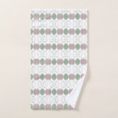 Ein HandtuchSet in verblasster Rose, blau und blau Badhandtuch Set (Handtuch)