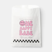 Ein Happy Babe Happy Face Pink Geschenktütchen (Vorderseite)
