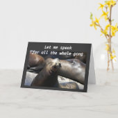 EIN HAREM VON SIEGELN FÜR IHREN 40. KARTE (Gelbe Blume)