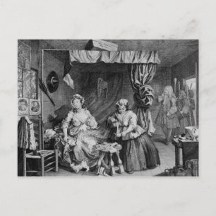 Ein Harlot-Fortschritt Postkarte