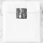 Ein Harlot-Fortschritt Quadratischer Aufkleber (Tasche)