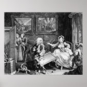 Ein Harlot's Progress, Platte II, Quarrels Poster (Vorne)