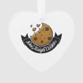 ein harter Keks Ornament (Vorderseite)