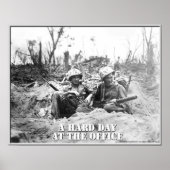 Ein harter Tag im Büro Poster (Vorne)