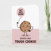 Ein hartes Cookie wird bald gut Einladung (Vorderseite)