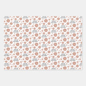 Ein hartes Kekswackelpapier Geschenkpapier Set (Vorderseite 3)